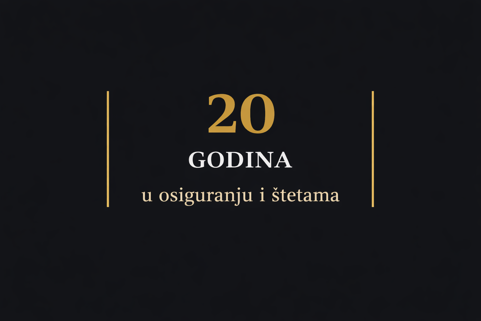 20 godina u osiguranju i štetama